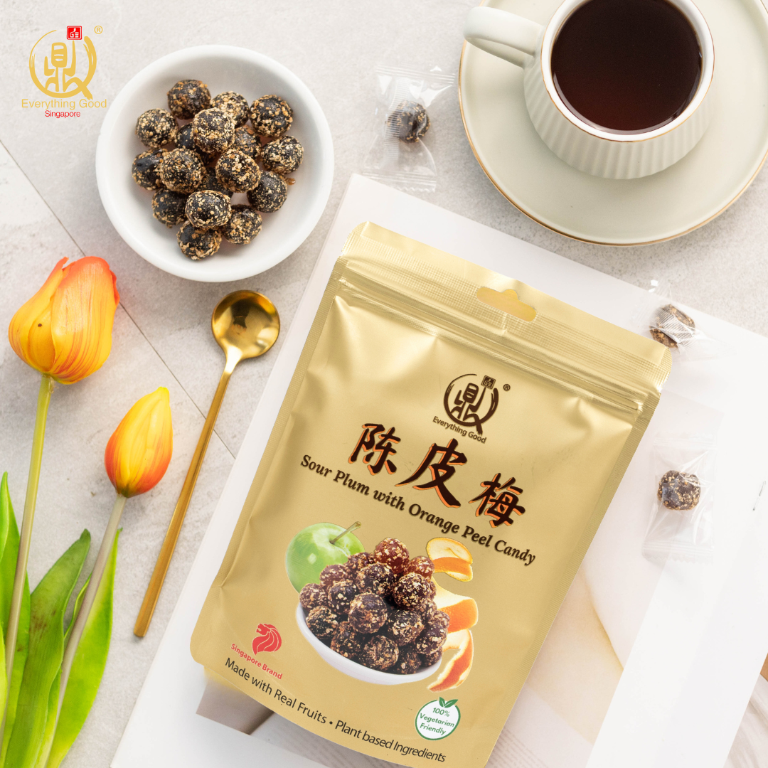 [Bundle of 6] Plum with Orange Peel Candy (陈皮梅)